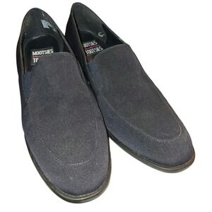 Mooties Tooties Cheers 333351 Navy Silk 9M NIB 2" Square Heel